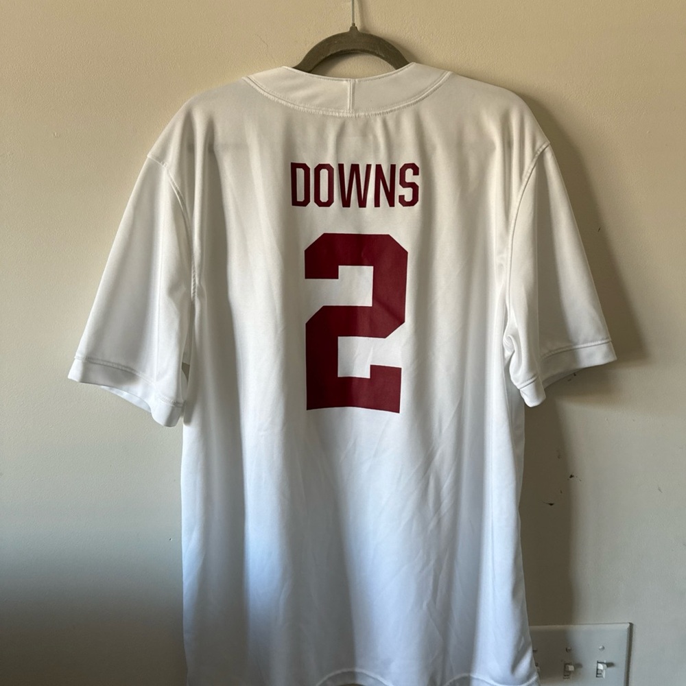 Nike Men's White Jersey with Red Number - Picture 7 of 7